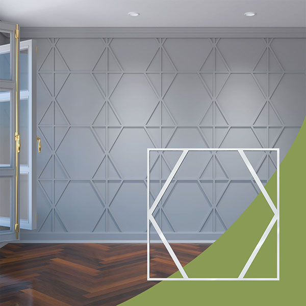 Ekena Millwork WALA24X24X0125FSRWH