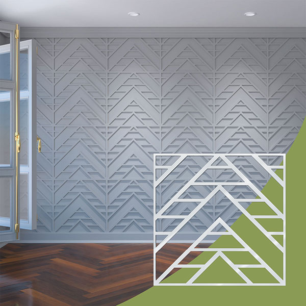Ekena Millwork WALA24X24X0125GCTWH