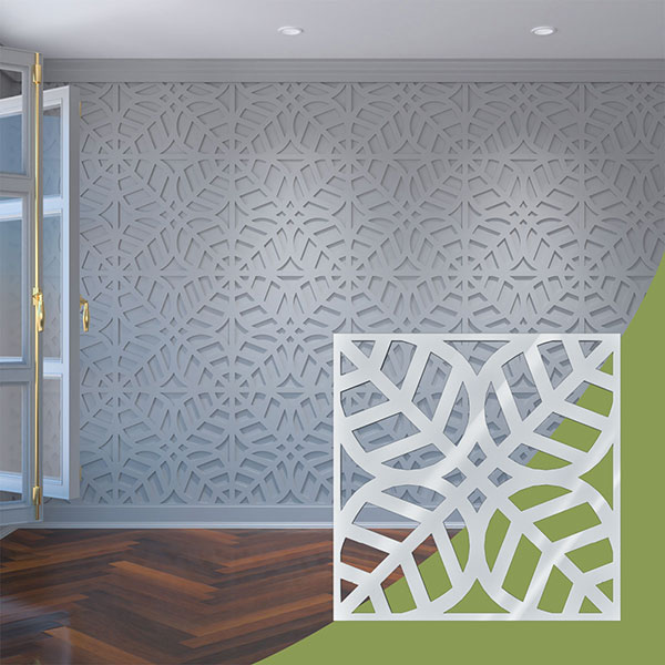 Ekena Millwork WALA24X24X0125GRDWH