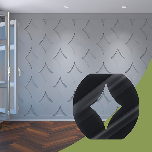 Ekena Millwork WALA24X24X0125GSHBL