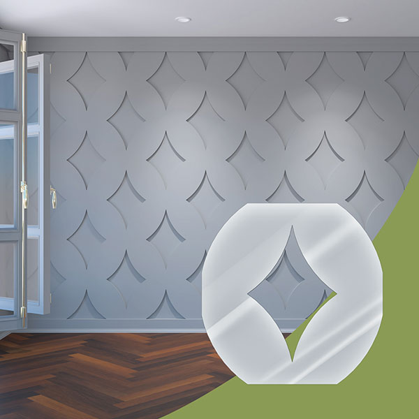 Ekena Millwork WALA24X24X0125GSHWH