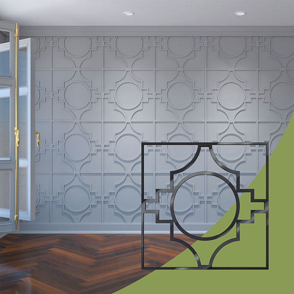 Ekena Millwork WALA24X24X0125GYPBL