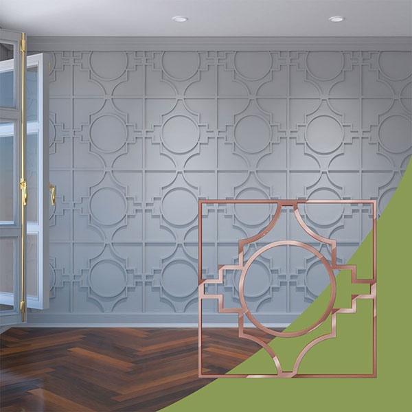 Ekena Millwork WALA24X24X0125GYPRG