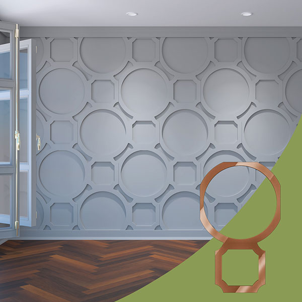 Ekena Millwork WALA24X24X0125HEMBR