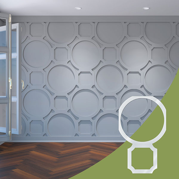 Ekena Millwork WALA24X24X0125HEMWH