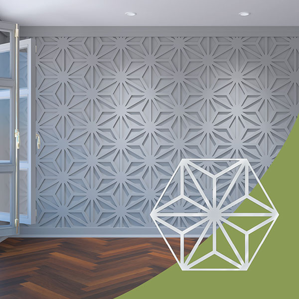 Ekena Millwork WALA24X24X0125HMPWH