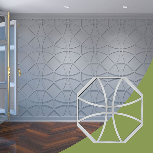 Ekena Millwork WALA24X24X0125HWLGR