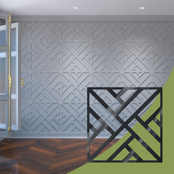 Ekena Millwork WALA24X24X0125KLNBL