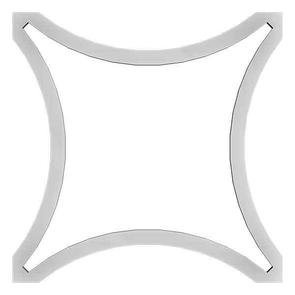 Ekena Millwork WALA24X24X0125LEYGR