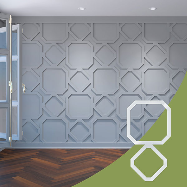 Ekena Millwork WALA24X24X0125LKHWH