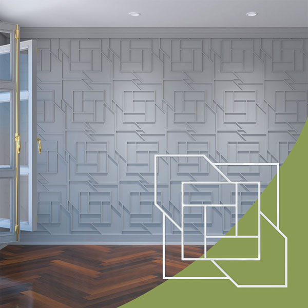 Ekena Millwork WALA24X24X0125LLDWH