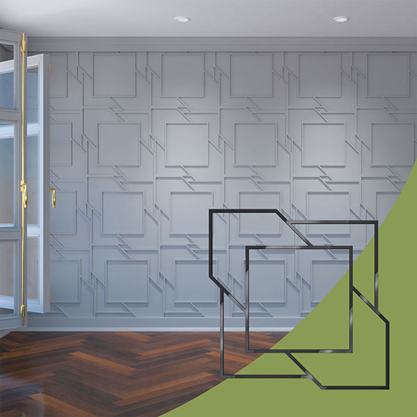 Ekena Millwork WALA24X24X0125MMTBL