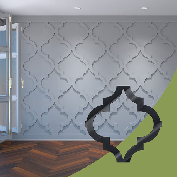 Ekena Millwork WALA24X24X0125MRKBL