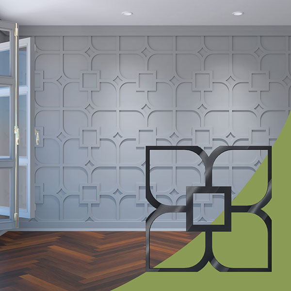 Ekena Millwork WALA24X24X0125OLVBL