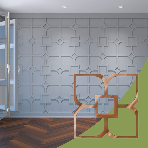 Ekena Millwork WALA24X24X0125OLVBR