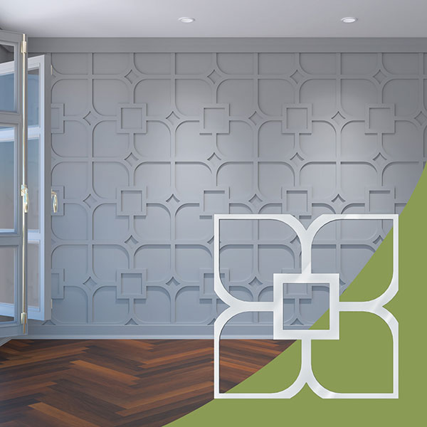 Ekena Millwork WALA24X24X0125OLVWH