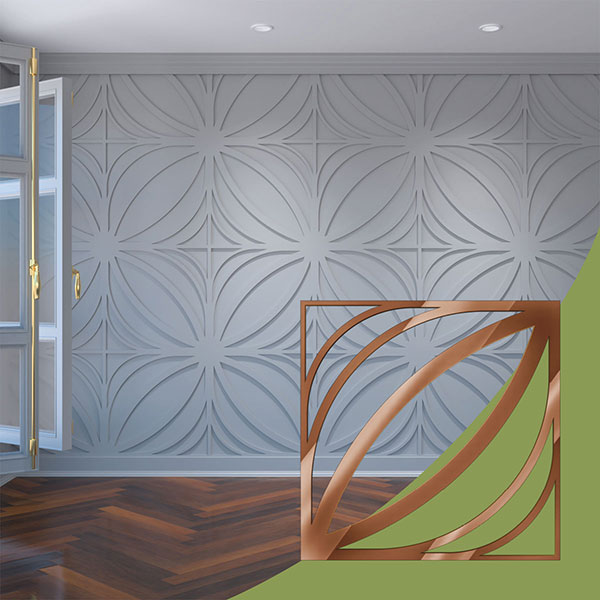 Ekena Millwork WALA24X24X0125OTSBR