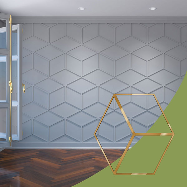 Ekena Millwork WALA24X24X0125PBLGO