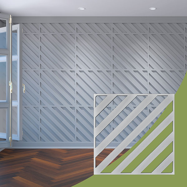 Ekena Millwork WALA24X24X0125RTWGR