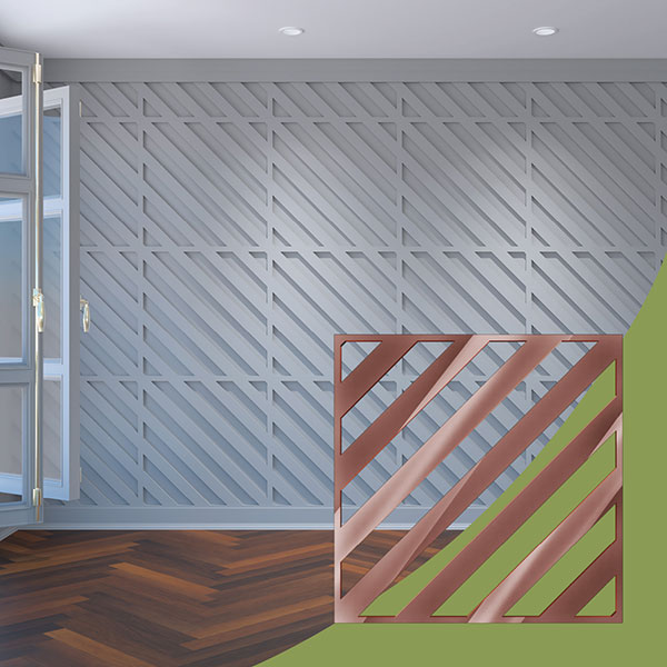 Ekena Millwork WALA24X24X0125RTWRG