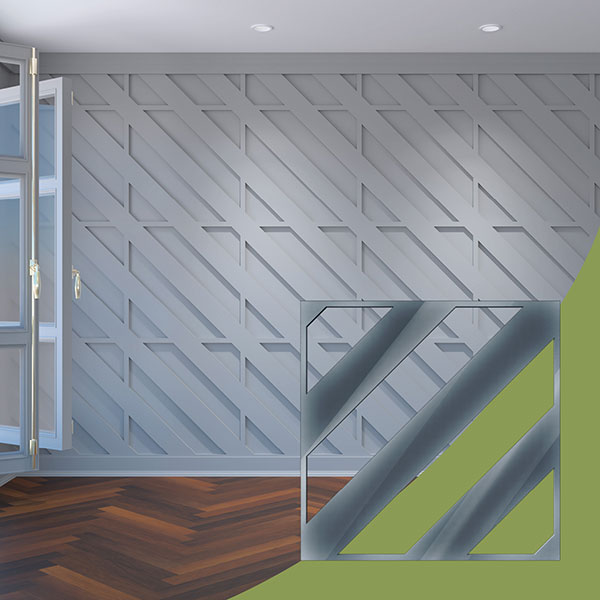 Ekena Millwork WALA24X24X0125STRDG