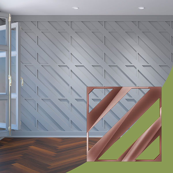 Ekena Millwork WALA24X24X0125STRRG