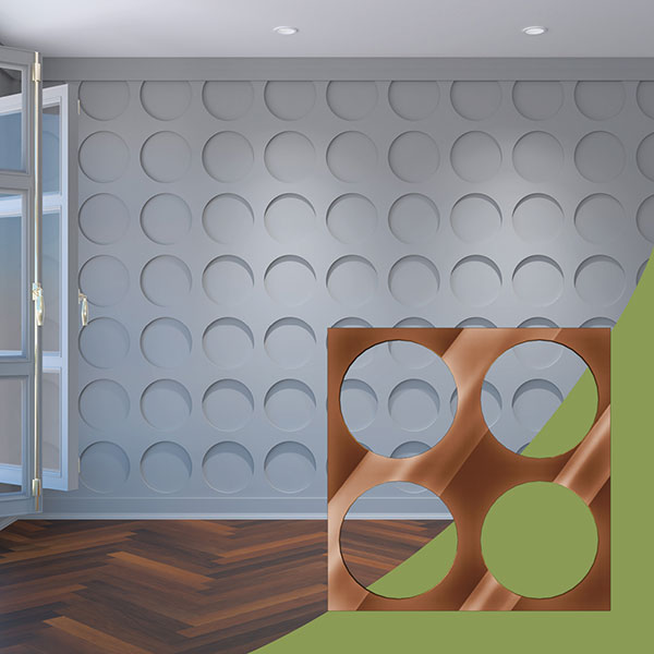 Ekena Millwork WALA24X24X0125WEMBR