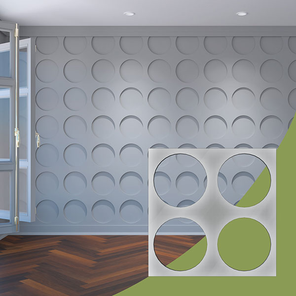 Ekena Millwork WALA24X24X0125WEMGR