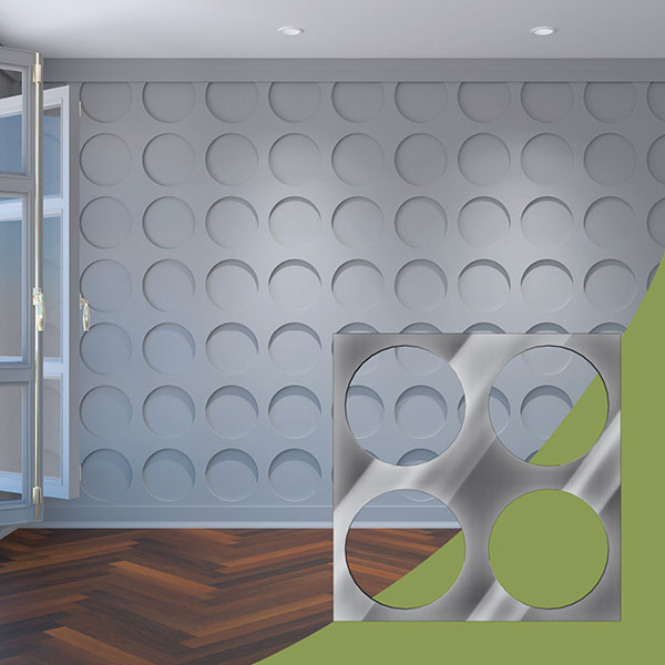 Ekena Millwork WALA24X24X0125WEMSV
