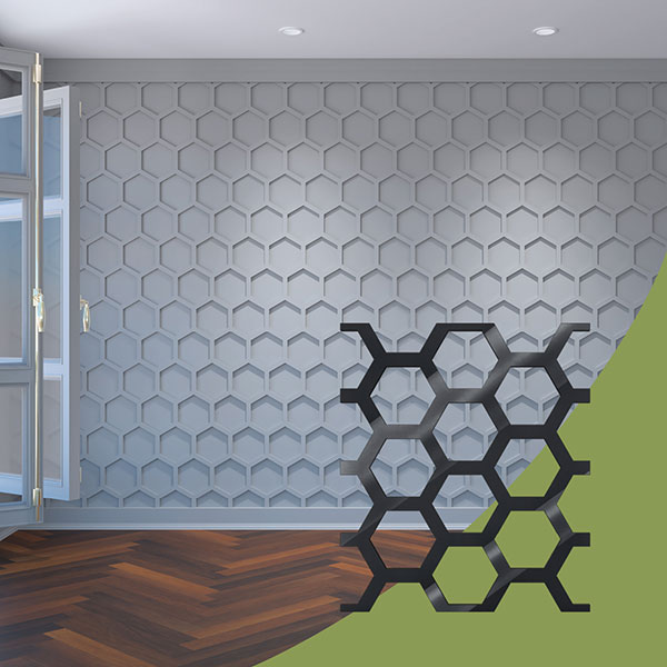 Ekena Millwork WALA24X24X0125WSTBL