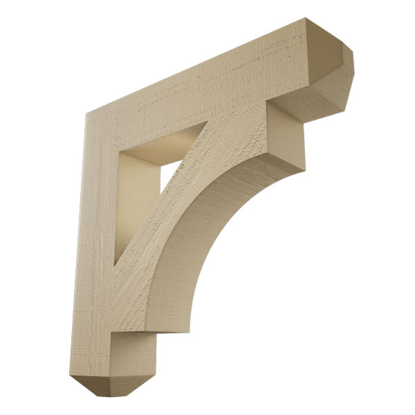 Ekena Millwork BKTUR060X30X30WTL04RCPR