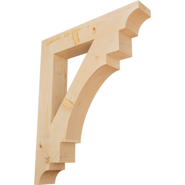 Ekena Millwork BKT06X36X44MRC08SDF