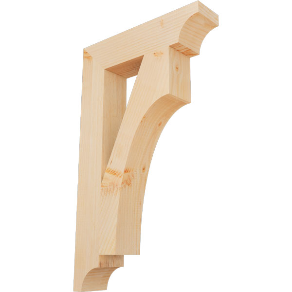 Ekena Millwork BKT04X18X30WTL08SDF