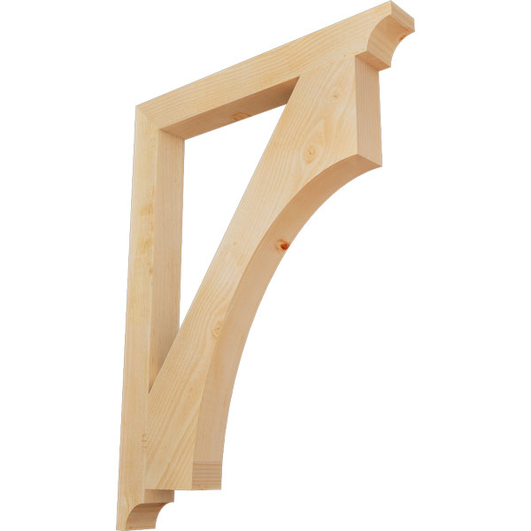 Ekena Millwork BKT04X34X46WTL08RDF