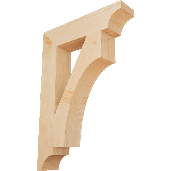Ekena Millwork BKT06X28X40WTL08SDF
