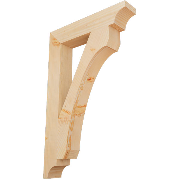 Ekena Millwork BKT04X22X34LEC08SDF