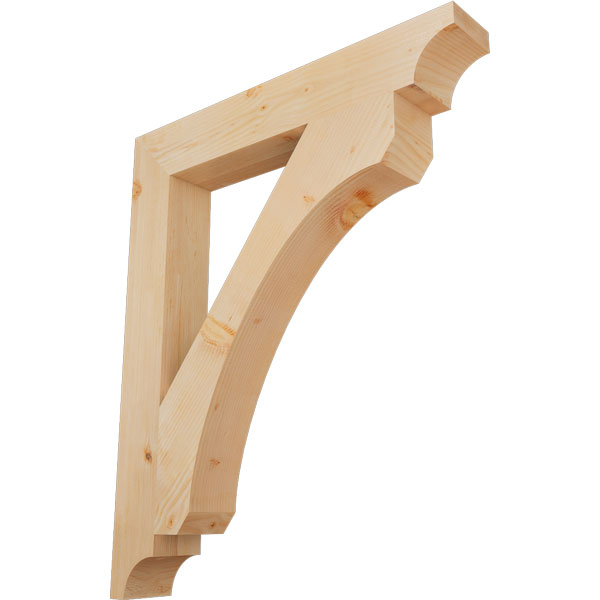 Ekena Millwork BKT06X40X48LEC08SDF