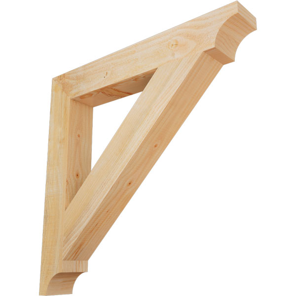 Ekena Millwork BKT04X28X28TRA08RDF