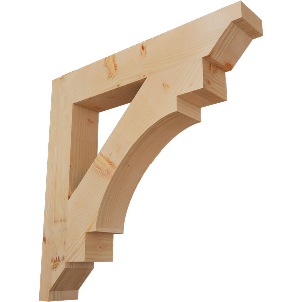 Ekena Millwork BKT06X38X38MRC10SDF