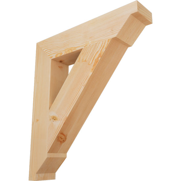 Ekena Millwork BKT06X30X34TRA10SDF