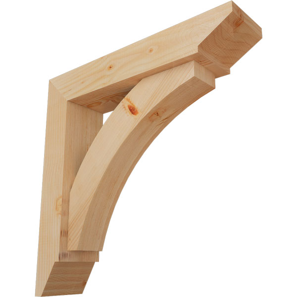 Ekena Millwork BKT0604X24X24THR07SDF