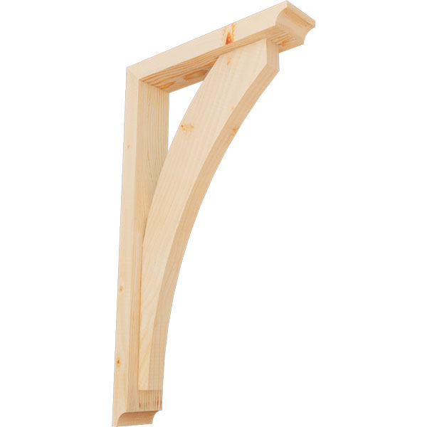 Ekena Millwork BKT0402X16X28THR08SDF