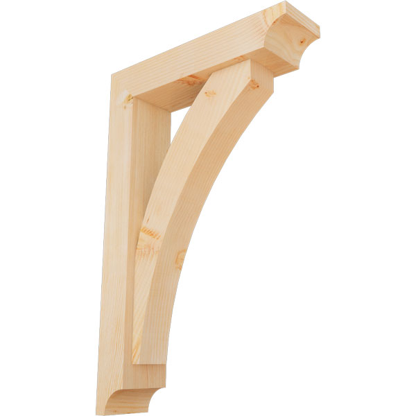 Ekena Millwork BKT0604X22X34THR08SDF