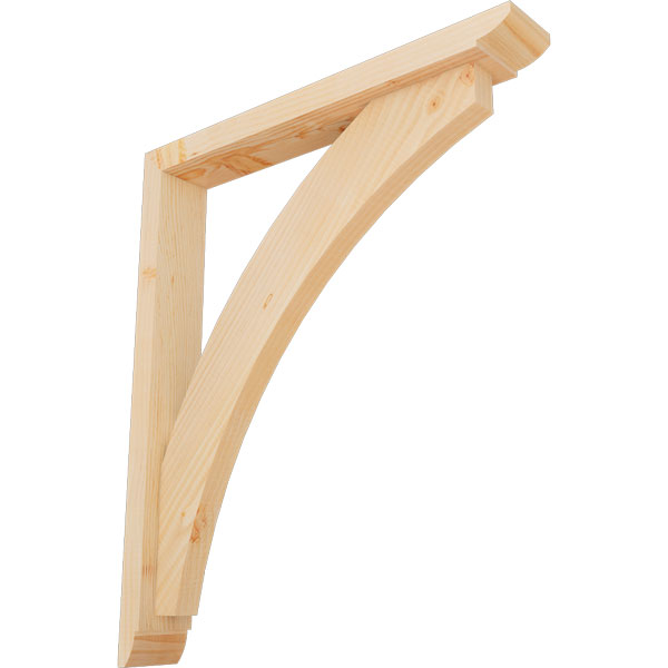 Ekena Millwork BKT0402X24X28THR09SDF