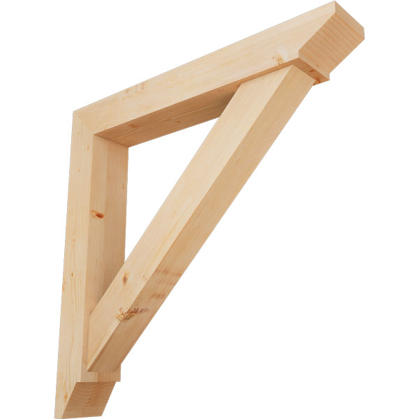 Ekena Millwork BKT0806X48X48TRA07SDF