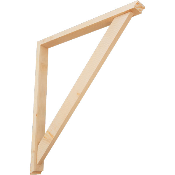 Ekena Millwork BKT0402X36X40TRA08SDF