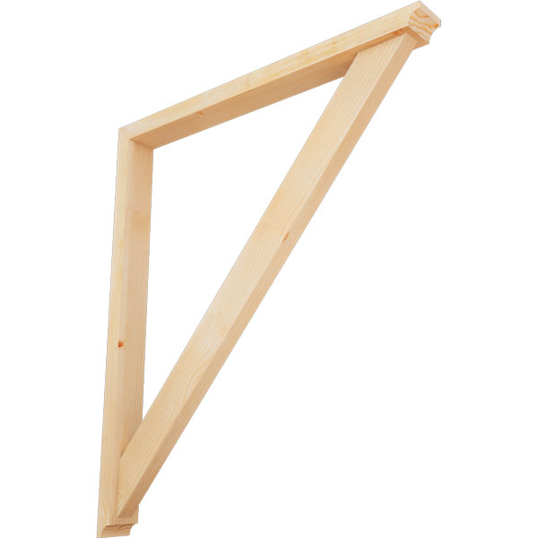 Ekena Millwork BKT0402X42X48TRA08RDF