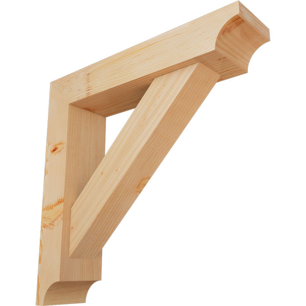 Ekena Millwork BKT0604X24X24TRA08SDF