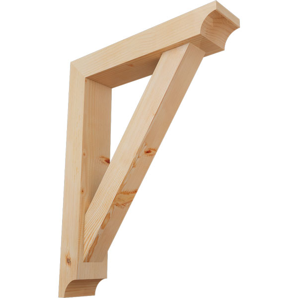 Ekena Millwork BKT0604X26X34TRA08SDF