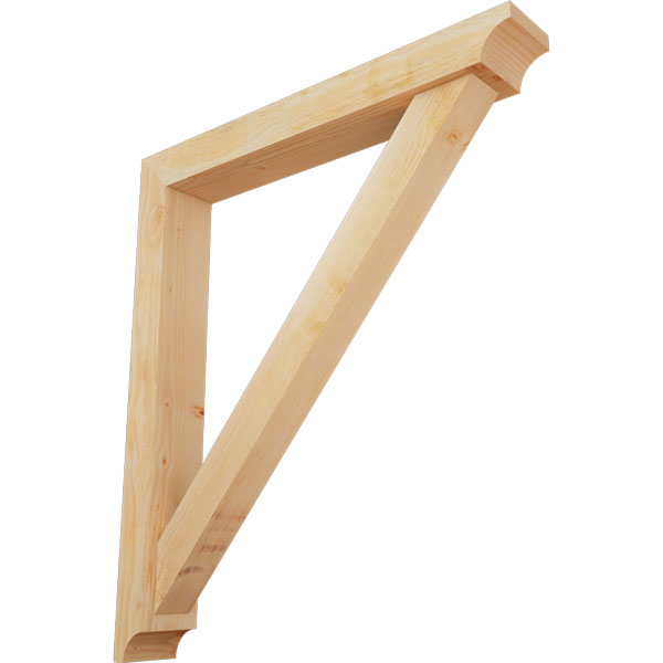 Ekena Millwork BKT0604X42X48TRA08RDF